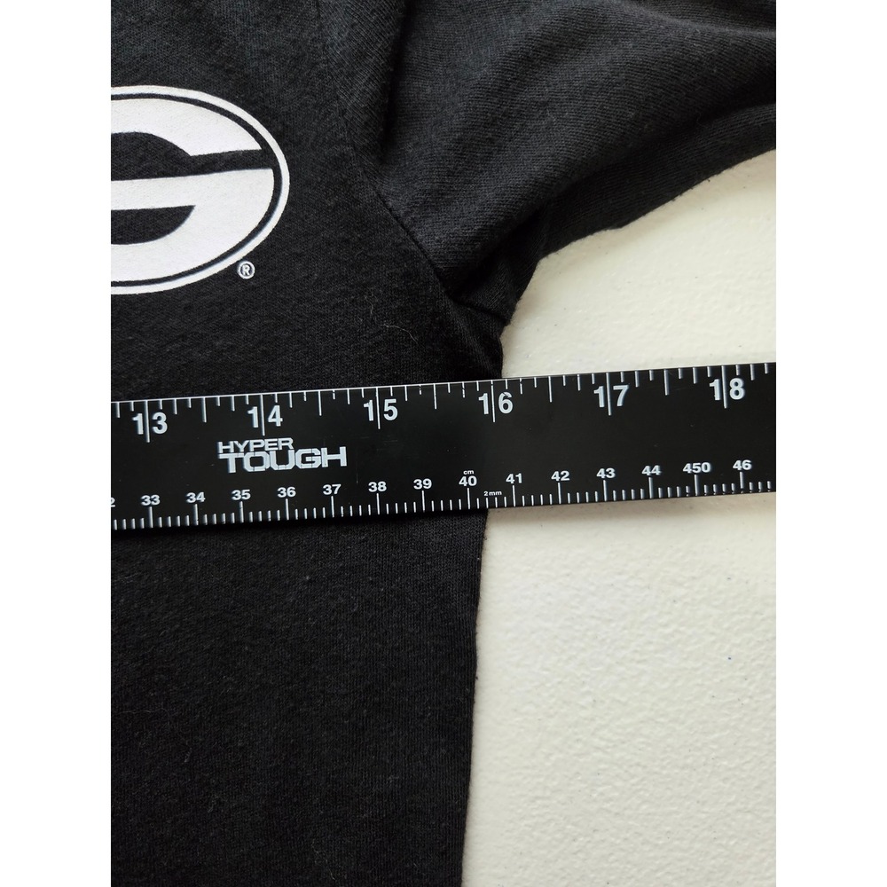 Pink Victoria's Secret Georgia Bulldogs Long Sleeve V-Neck T-Shirt Black Small - Picture 5 of 6